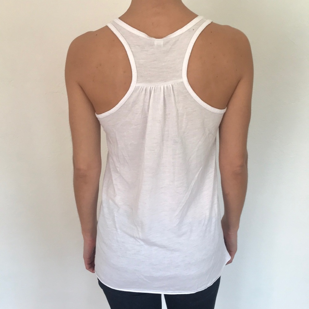 Ily Couture White Pineapple Graphic Tank Top - Picture 2 of 4